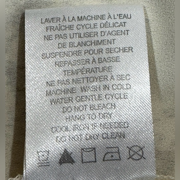 Dalia Ivory/Black Print Sleeveless Layered Tank Size XS - Picture 6 of 6